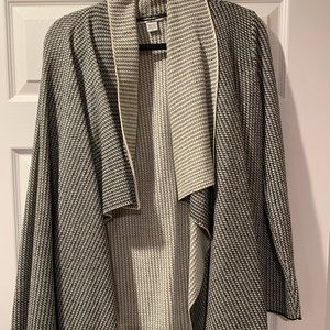 Open sweater jacket